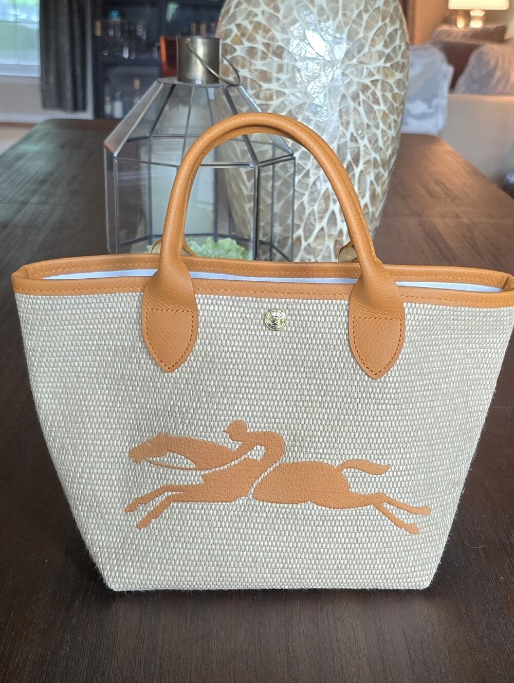 Longchamp Le Panier Pilage Small Basket Bag - Picture 2 of 11